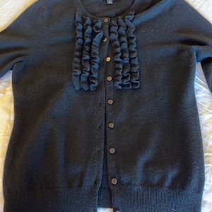 Aqua Cashmere women’s sweater, black, size L